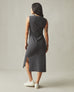 Women's Premium Slub Tank Dress - Dark Charcoal